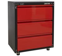 Sealey Modular 3 Drawer Cabinet With Worktop 665Mm