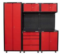 Sealey American Pro Modular Storage System Combo Black / Red