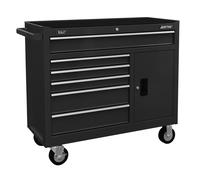 Sealey American Pro Rollcab 6 Drawer With Ball Bearing Slides 4 Keys Black Ap4106B