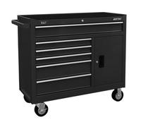 Sealey American Pro Rollcab 6 Drawer With Ball Bearing Slides 4 Keys Black Ap4106B