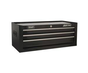 Sealey American PRO Tool Chest 3 Drawer AP223B - Black 670x315x255mm
