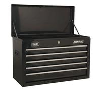 Sealey AP225B Topchest 5 Drawer With Ball-Bearing Slides - Black