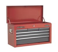 Sealey American PRO® Topchest 6 Drawer - Red/Grey