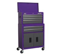 Sealey AP2200BBCP Topchest & Rollcab Combination 6 Drawer with Ball Bearing Runn