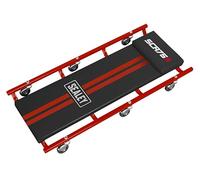 Sealey - American-Style Creeper 36" with Steel Frame & 6 Wheels - Red - SCR75