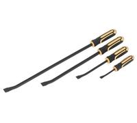 Sealey Angled Pry Bar Set With Hammer Cap Heavy-Duty 4Pc S01138