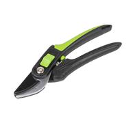 Anvil Secateurs with Soft Grip Handle, 3-Stage Safety Lock & Carbon Steel Blade, 220mm - GTSG005