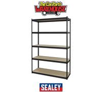 Sealey AP1200R Racking Unit with 5 Shelves 220kg Capacity Per Level
