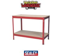 Sealey AP1210 Steel Workbench with Wooden Top 1.2m