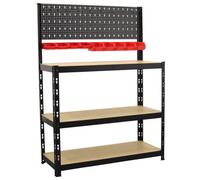 Steel Workbench with Pegboard 1m - AP12601