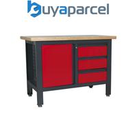 Sealey Workstation AP1372B - 3 Drawers & 1 Cupboard - 1.2m