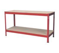 Sealey AP1535 Steel Workbench with Wooden Top 1.53m