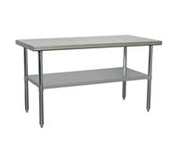 Sealey AP1560SS Stainless Steel Workbench 1.5mtr, Grey