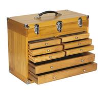 Sealey AP1608W 8-Draw Machinist Toolbox with Lockable Lid Heavy-Duty