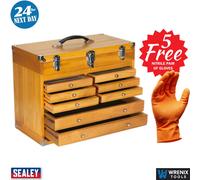 Sealey AP1608W Machinist Toolbox 8 Drawer with Free 5 Nitrile Pair of Gloves