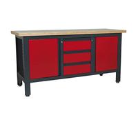 Sealey Ap1905C Workstation With 3 Drawers & 2 Cupboards
