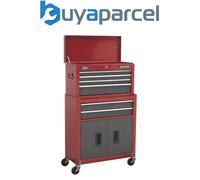Sealey AP2200BB American PRO Topchest & Rollcab Combination 6 Drawer - Red