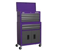 Sealey Ap2200Bbcp Topchest & Rollcab Combination 6 Drawer Ball Bearing Runners