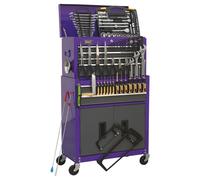 Sealey AP2200COMBOCP Topchest & Rollcab Combi 6 Drawer - Purple/Gr...