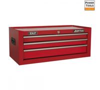 Sealey American PRO® Mid-Box Tool Chest 3 Drawer - Red AP223