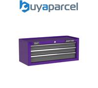 Sealey Tool Chest American PRO AP22309BBCP - 3-Drawer Mid-Box, Ball-Bearing Slides, Purple/Grey