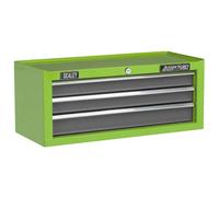 Sealey AP22309BBHV Mid-Box 3 Drawer with Ball Bearing Slides - Green/Grey