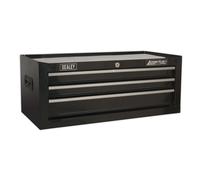 Sealey AP223B Mid-Box 3 Drawer with Ball Bearing Runners - Black