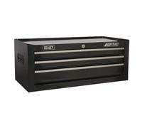 Mid-Box Tool Chest 3 Drawer with Ball-Bearing Slides - Black