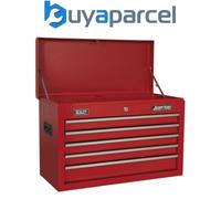 Sealey Topchest AP225 5-Drawer with Ball-Bearing Slides – Red
