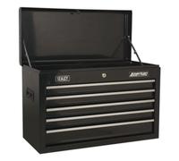 Sealey AP225B BLACK Topchest 5 Drawer with Ball Bearing Runners