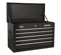 Sealey Topchest 5 Drawer With Ball-bearing Slides - Black