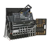 Sealey AP225BCOMBO Topchest 5 Drawer with Ball Bearing Slides - Black & 230pc Tool Kit
