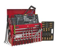 Sealey AP225COMBO Topchest 5 Drawer + Ball Bearing Slides - Red & ...
