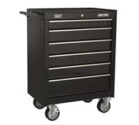 Roll cab 6 Drawer with Ball Bearing Slides Black SealeyAP226B