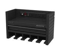 Sealey AP22SRBE 560mm Power Tool Storage Rack with Drawer & Power Strip