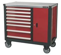 Sealey AP24 Series 8 Drawer Tool Roller Cabinet Black / Red