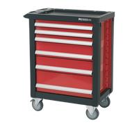 Rollcab 6 Drawer with Ball-Bearing Slides