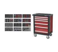 Sealey AP2406TBTC01 Premier™ Rollcab 6 Drawer with 298pc Tool Kit
