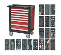 Sealey Premier Rollcab 8 Drawer with 707pcs Tools Kit Storage Locking Tool Box