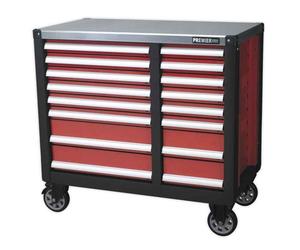 Sealey AP2416 Mobile Workstation 16 Drawer with Ball Bearing Slides