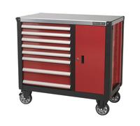 Sealey AP2418 Mobile Workstation 8 Drawer with Ball Bearing Runners