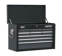 Sealey AP2509B 9 Drawer Topchest with Ball Bearing Runners - Black/Grey