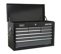 SEALEY - AP2509B Topchest 9 Drawer with Ball Bearing Slides - Black/Grey