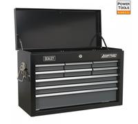 SEALEY - AP2509B Topchest 9 Drawer with Ball Bearing Slides - Black/Grey