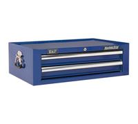 Sealey AP26029TC Add-On Chest 2 Drawer with Ball Bearing Runners - Blue