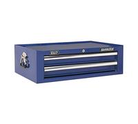 Mid-Box 2 Drawer with Ball-Bearing Slides - Blue