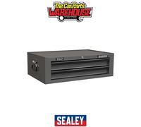 Sealey AP26029TG Mid-Box 2 Drawer With Ball-Bearing Slides - Grey/Black