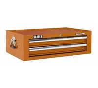 Sealey AP26029TO Mid-Box 2 Drawer with Ball Bearing Slides - Orange
