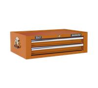Sealey Tool Chest Superline Pro Mid 2-Drawer, Ball Bearing Runners, Orange