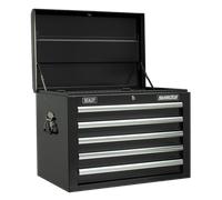 Topchest 5 Drawer with Ball-Bearing Slides - Black